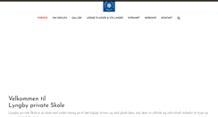 Desktop Screenshot of lyngby-private-skole.dk
